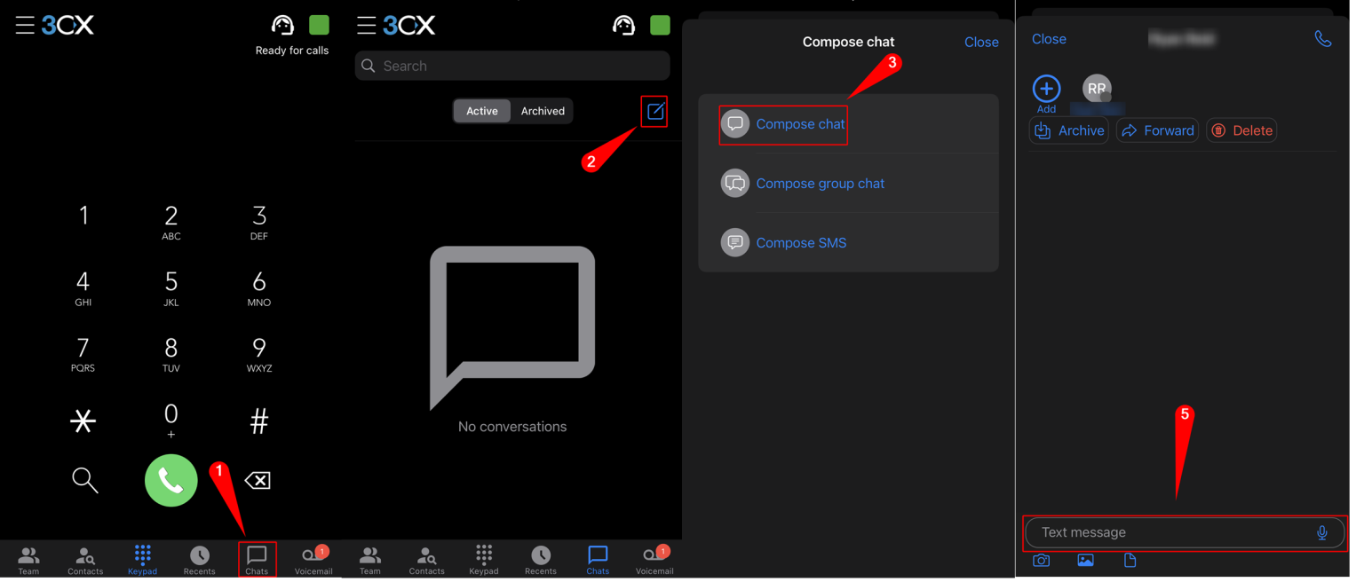 3CX iPhone user guide - 3SIP Services