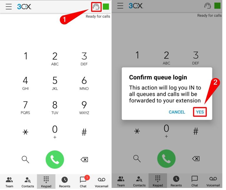 3CX Android user guide - 3SIP Services